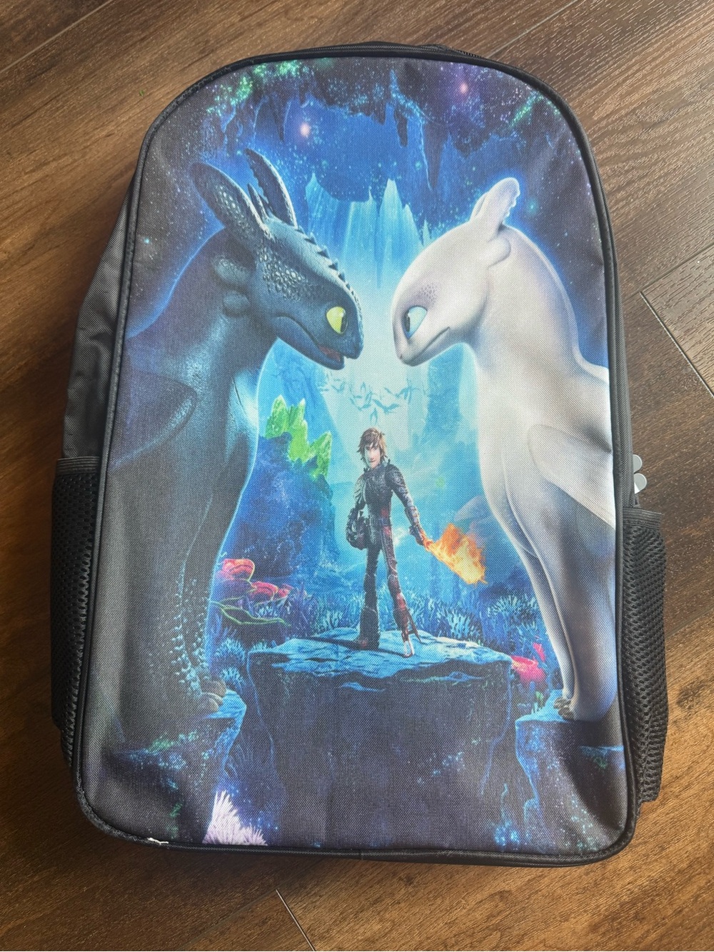 NWOT How to Train Your Dragon Toothless backpack 17” by 11”